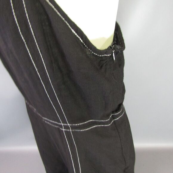 Zara Embroidered‎ Romper Women's Size XS Black & White NWT Lace Goth Shorts - Picture 7 of 13